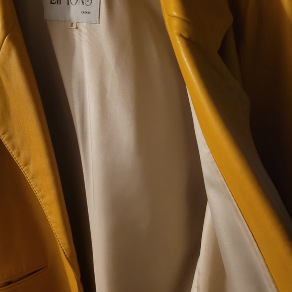 Liptons lined leather jacket size 8 - Picture 3 of 3